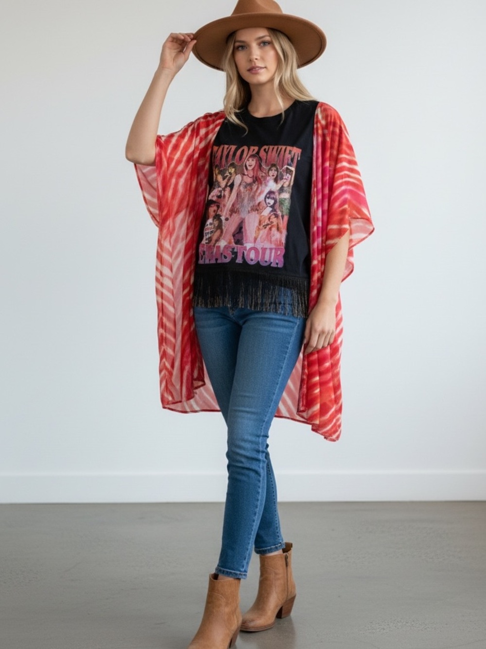 0063. One of a kind Custom Taylor Swift Poncho Top